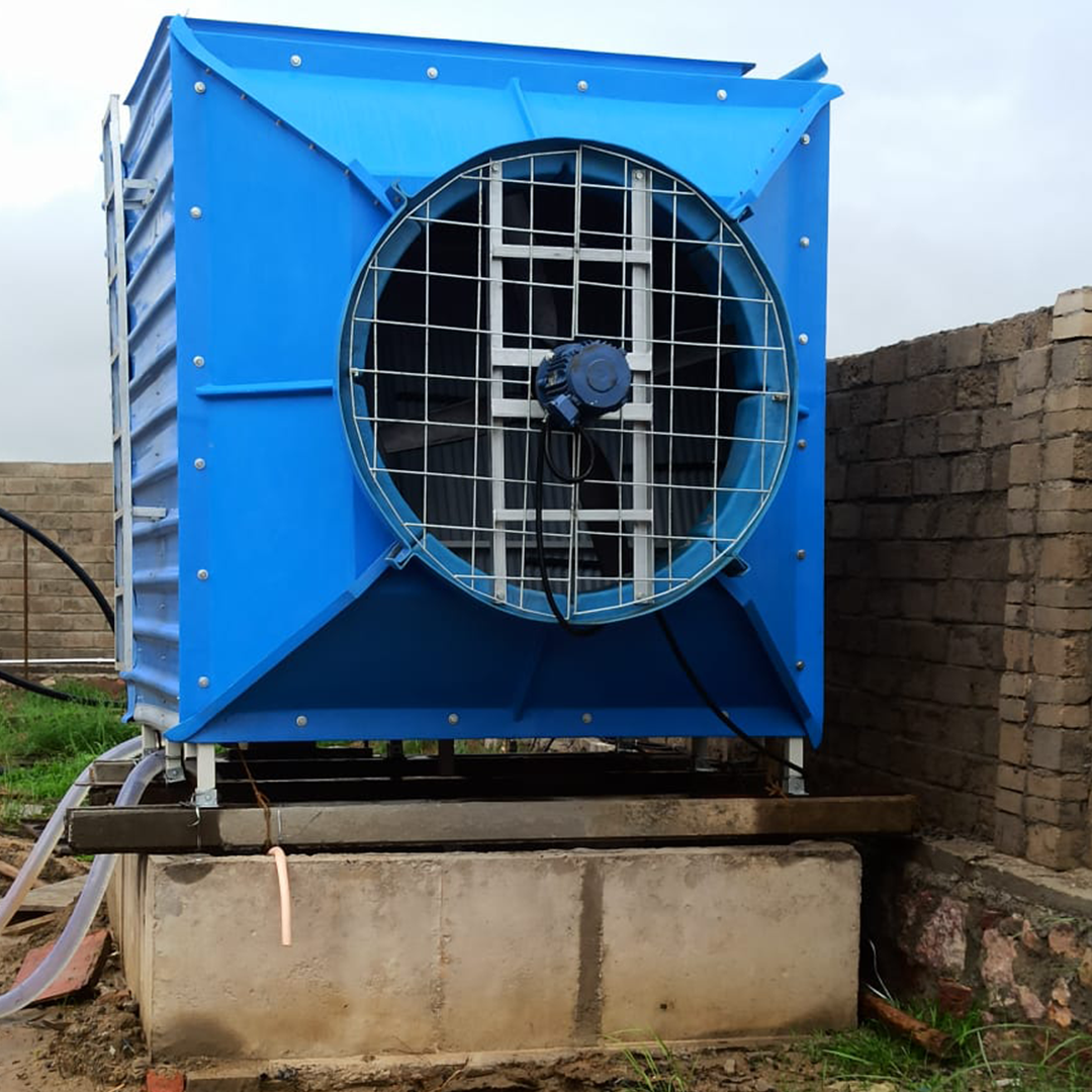 ⁠FRP Cross flow cooling tower - Single flow