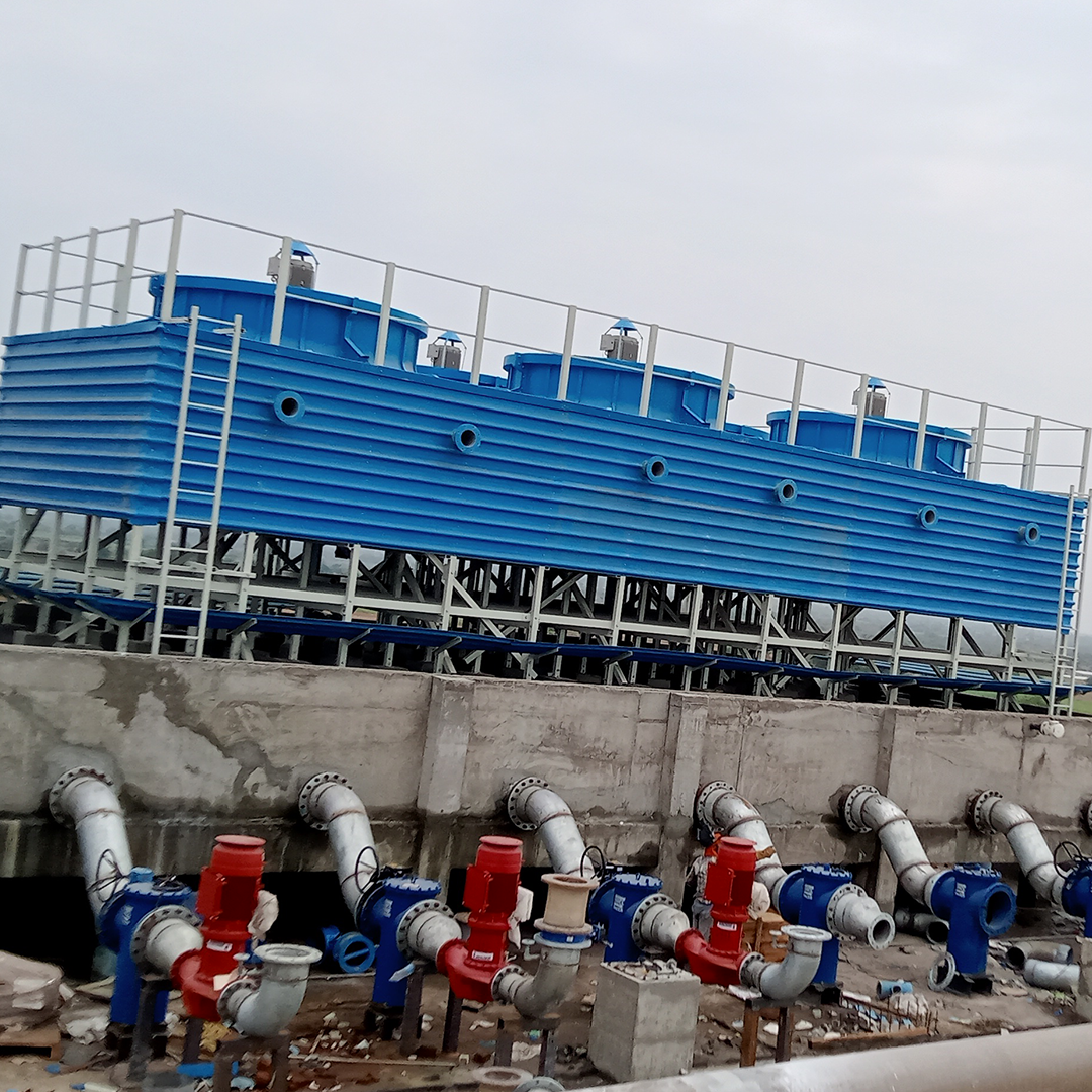 ⁠FRP Induced draft square Cooling tower