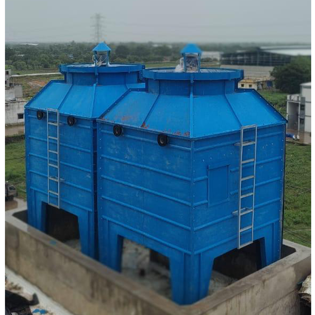 ⁠FRP induced draft square cooling tower ( V - Bar type )